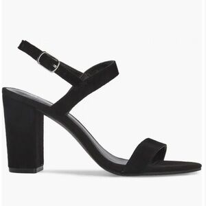 Elegant Black Women's Heeled Sandals